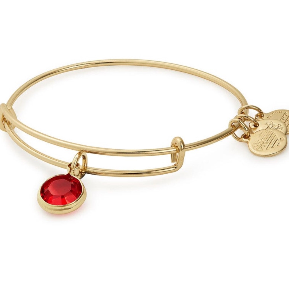 ALEX AND ANI JULY BIRTHSTONE RUBY BRACELET
